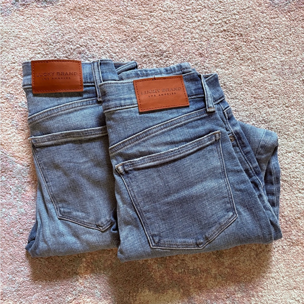 Bundle Lucky Brand Skinny Jeans Light Blue Like New